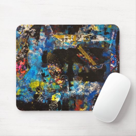 Collage Mouse Pad Mousepad (Mit Mouse)