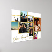 Collage Multi Foto Grad School GOLD FRAMES Foliendrucke (Ablage )