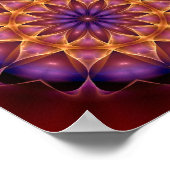 Collage of 12 Mandalas Poster (Ecke)