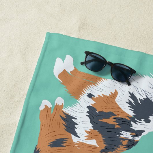 Collage of Australian Shepherds Aussie Dogs Strandtuch (Beispiel)