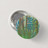 Collage of Bracken Ferns and Forest| Seabeck, WA Button (Vorne & Hinten)