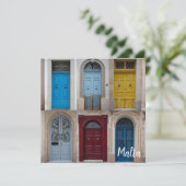 Collage of bunt front doors (Stehend Vorderseite)