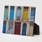 Collage of bunt front doors fotoplatte (Seite)