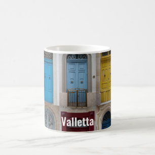 Collage of bunt front doors kaffeetasse