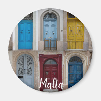 Collage of bunt front doors magnet