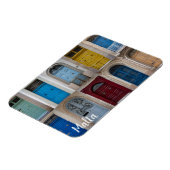 Collage of bunt front doors magnet (Linke Seite)