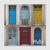 Collage of bunt front doors