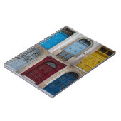 Collage of bunt front doors notizblock (Linke Seite)