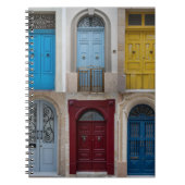 Collage of bunt front doors notizblock (Vorderseite)