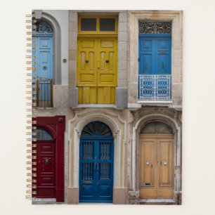 Collage of bunt front doors planer