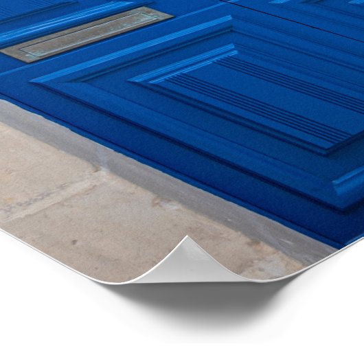 Collage of bunt front doors poster (Ecke)