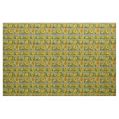 Collage of gelbe Sonnenblumen im Sommer Stoff (Fat Quarter (45,7 x 55,9 cm))