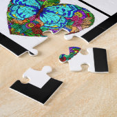 Collage of Hearts, mit Verse von Matthew 6:21 Puzzle (Seite)