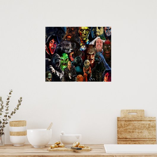 Collage of Horror Part 2 Poster (Küche)