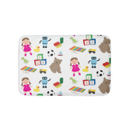 Collage of Kids Toys Badematte