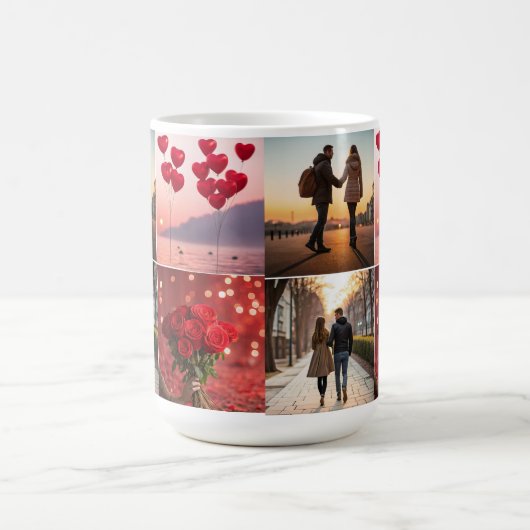 Collage of Liebe Magic Tasse (Zentrum)