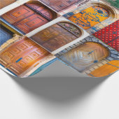 Collage of mittelalterliche front doors in Prag, T Geschenkpapier (Ecke)