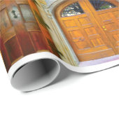 Collage of mittelalterliche front doors in Prag, T Geschenkpapier (Rolleneckpunkt)