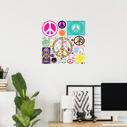 Collage of Peace Poster (Heimbüro)