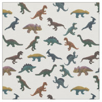 Collage of Plastic Toy Dinosaurier