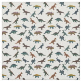 Collage of Plastic Toy Dinosaurier Stoff (Muster)