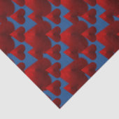 Collage of Red Hearts Seidenpapier (Detail)