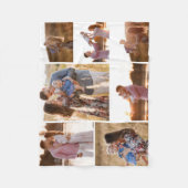 Collage of Sieben Personalisierte Foto Blanket Fleecedecke (Vorderseite)
