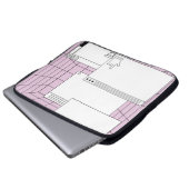 Collage of user interface elements. Cyberpunk und Laptopschutzhülle (Vorne Knopf)