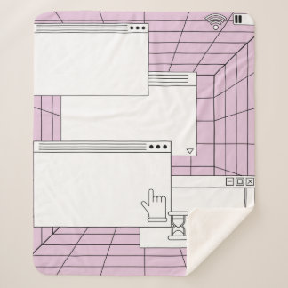 Collage of user interface elements. Cyberpunk und  Sherpadecke