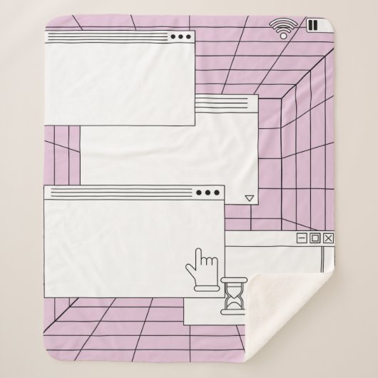 Collage of user interface elements. Cyberpunk und Sherpadecke (Vorderseite)
