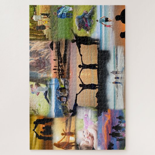 Collage of Your Family Fotos Puzzle (Vertikal)