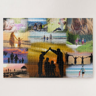 Collage of Your Family Fotos Puzzle