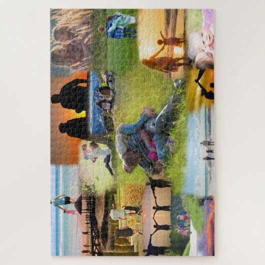 Collage of Your Family Fotos Puzzle (Vertikal)