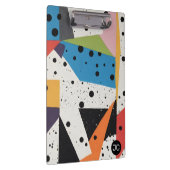 Collage Paper Black Dots Klemmbrett (Rechts)