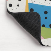 Collage Paper Black Dots Mousepad (Ecke)