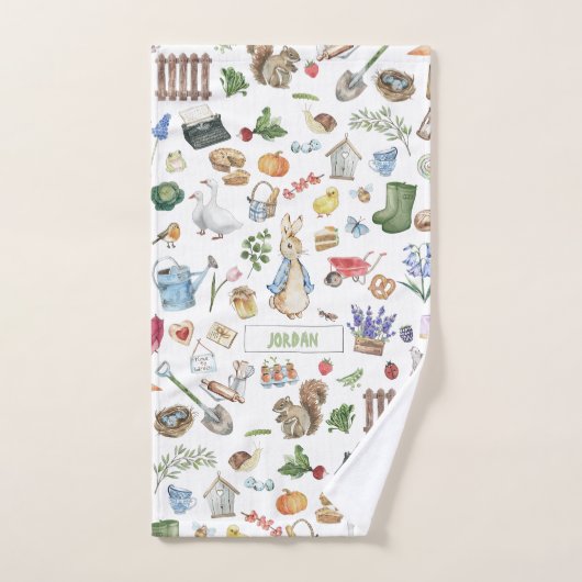 Collage Peter der Kanbit Badhandtuch Set (Handtuch)