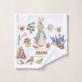 Collage Peter der Kanbit Badhandtuch Set (Waschlappen)