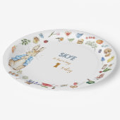 Collage Peter der Kanbit Pappteller (Schrägansicht)