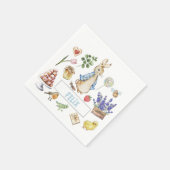 Collage Peter der Kanbit Serviette (Ecke)