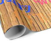 Collage 🎁 Phantastische Word Cloud Fun Fab Geschenkpapier (Rolleneckpunkt)