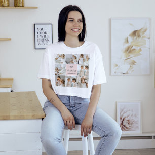 Collage Photo Mom We Love You Best Mother Gift T-Shirt