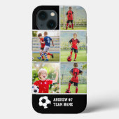 Collage photos Children's Soccer Team Case-Mate iPhone Hülle (Rückseite)