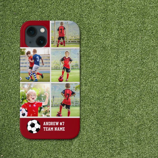Collage photos Children's Soccer Team  Case-Mate iPhone Hülle
