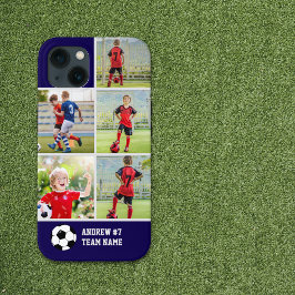 Collage photos Children's Soccer Team  Case-Mate iPhone Hülle
