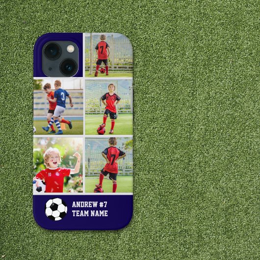 Collage photos Children's Soccer Team  Case-Mate iPhone Hülle