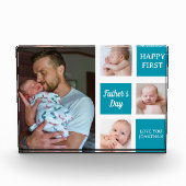 Collage Photos First Father's Day  Fotoblock (Vorderseite)