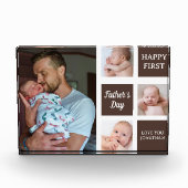 Collage Photos First Father's Day Fotoblock (Vorderseite)