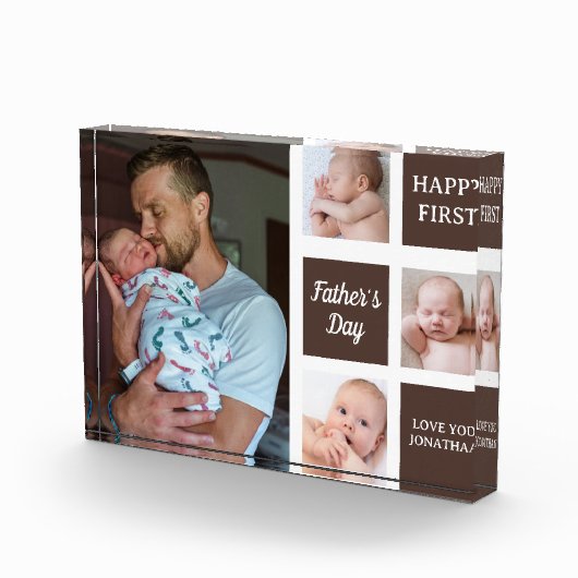 Collage Photos First Father's Day Fotoblock (Rechts)