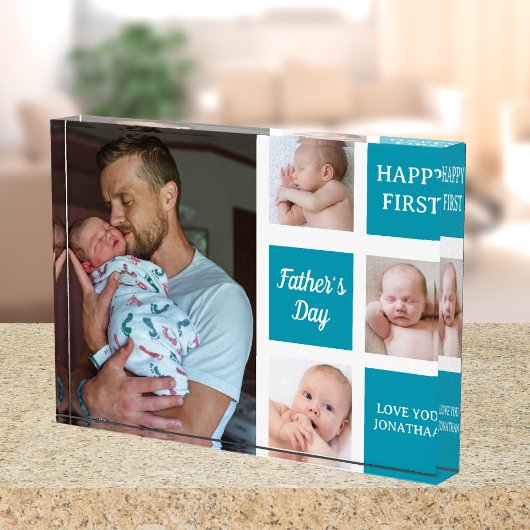 Collage Photos First Father's Day  Fotoblock