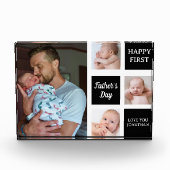 Collage Photos First Father's Day Fotoblock (Vorderseite)